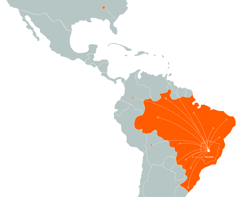 Presença nacional, visão global