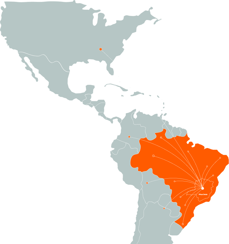 Presença nacional, visão global